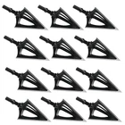 Bgary Broadheads Grain Fixed Blades Archery 12PCS, Q2-BLACK 100GR-12PCS New. Price: $44.29.
