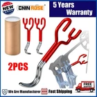2 Bow Hanger Hook Composite Frame Headrest For Vehicle Truck New. Price: $23.99.