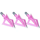 G5 Outdoors 3-PACK Montec Pink Stainless Steel Archery Arrow Broadheads, Options New. Price: $44.95.