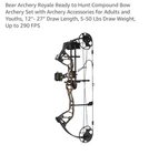 Bear Archery Royale Youth Compound Bow Used. Price: $275.00.