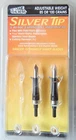 The Game Tracker Silver Tip Adj Weight 3 Blade Broadhead 2-PACK New. Price: $11.77.
