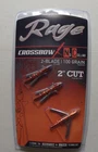 Archery Crossbow Expandable Blade Broadheads Rage N/c 100GR 2-INCH Cut 3 Pack New. Price: $18.00.