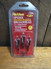 Allen Spider 100 Grain Mechanical Broadheads 3 Blade 1.5 Cutting Diameter New. Price: $14.99.