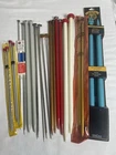 Knitting Needles Single Point Lot Of 12 Bates Boye Lion Brand Romaxe Ace Used. Price: $25.00.