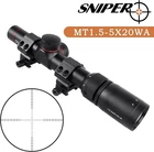 Sniper MT1.5-5X20 Wa Compact Riflescope For Hunting Crossbow 1" Tube Mount New. Price: $79.99.