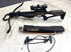 Barnett Wildcat Recurve Crossbow Hunting 150LB 260FPS Scope Quiver Rope Used. Price: $150.00.