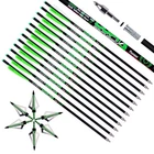 Lwano Crossbow Bolts 20 22 Carbon Archery Arrows 12 Pack Inch, Green New. Price: $62.35.