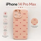 Pink Glossy Heart & Bow Pattern Back Case For Apple Iphone 14 Pro Max New. Price: $10.00.