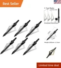 Eooenoon 100 Grain Hunting Broadheads Durable 3 Blade Screw-in Arrow Tips New. Price: $18.98.