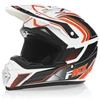 Fmx N-600 Xs Motocross Helmet White/orange Dot Approved 07-60635 New. Price: $113.95.