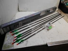 6 Easton 300 5/MM Fmj Micro Dia 32-1/2' Arrows Inserts 2" Blazer Vanes New. Price: $95.00.
