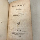 The House Of Aspen Tragedy Sir Walter Scott 1830 And Galignani Damaged. Price: $49.99.