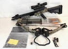 Center Point Sniper Elite 370 Crossbow With Scope, Quiver & Wicked Ridge Arrows Used. Price: $199.97.