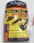 Rage Chisel Tip Sc Crossbow Broadheads 3-BLADE 100 Grain 6-PACK R60200 New. Price: $25.00.