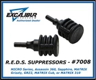 Excalibur Micro Series R.e.d.s. Crossbow Vibration, Noise Suppressors #7008 New. Price: $58.88.