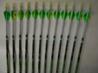 12 Gold Tip Hunter Xt 340 Carbon Arrows Custom White Dip Crest/blazer Vanes New. Price: $109.99.