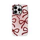 Red Bow Pattern Case For Apple Iphone 17 16 15 14 13 12 11 Pro Max Plus Air New. Price: $22.00.