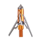Rage 3 Blade Chisel Tip X Crossbow Broadhead 1.6" Cut, Orange (60200) New. Price: $50.69.