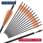 Carbon Crossbow Bolts 16 18 20 Inch Hunting Archery Arrows With 4" Vanes Replace New. Price: $53.63.