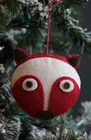 Christmas Ornament Foxfelt Animal Red White Nordic Theme Decor New. Price: $7.99.