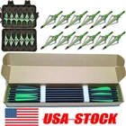 Hunting 20 Inch Carbon Crossbow Bolts Arrows +/or 100 Grain Broadheads New. Price: $36.65.