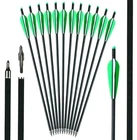 Reegox 12PCS 20" Carbon Crossbow Bolts Arrows Archery Hunting With 4" Vane New. Price: $15.00.