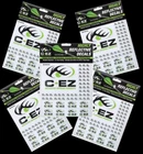 (lot Of Packs) C-ez Highly Reflective Archery Decals Wraps (145 Total Green) New. Price: $30.00.