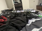 Elite Archery Compound Bow Right Hand Camo W/ Arrows, Stabilizer, Sight & Case Used. Price: $650.00.
