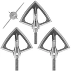 Sik F4CB 100 Grain Archery Crossbow Fixed Blade Broadheads, 3 Pack New. Price: $34.99.