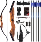 Sanlida Eagle X9 New 58" Rth Standard Recurve Bow Arrow Set For Adults. Price: $111.31.