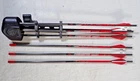 Pack Of 7 Barnett 20" Hyperflite Crossbow Arrows Precision Hunting Bolts, Holder New. Price: $138.95.