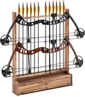 Geelin Bow And 12 Arrow Wall Mounted Display Rack Compound Solid Wood Ho New. Price: $105.51.