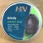 H&n Grizzly Heavy Hunting Hollow Point .25 Caliber 31 Grains 150 Count New. Price: $29.99.