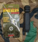 Radical Peep Sight Super Deice 38 1/4, Vibracheck Stabilizer Used. Price: $10.49.