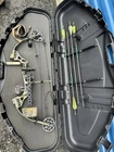 Diamond Kronik Redhead Right-handed Compound Bow 60LB 29" + Case Arrows Used. Price: $199.99.
