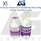 Dental Acrylic Temporary Resin Lab Shades 100GR 150ML Set Crown Bridge Self Cure New. Price: $49.50.