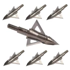 Bowhunting 100 Grain, 3 Blade Broadhead Steel Tips For Archery Crossbow Bolts... New. Price: $25.96.