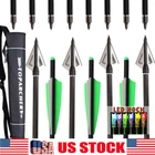 12PCS 20'' Carbon Crossbow Bolts Arrows 100 Grain Broadheads Hunting New. Price: $35.71.
