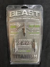 Beast Broadheads Titanium Blade 100GR 2.0" 3 Pack Brand New. Price: $84.99.