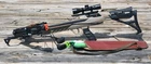 Rocky Mountain RM360 Pro Tan Crossbow 185 Ib Pull, W/ 20" Bolts & Rope Pulley Used. Price: $219.95.