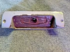 Chevy License Plate Light Housing Oem 1957 Chevrolet Used. Price: $10.00.
