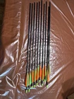 10 Beman Ics 400 Venture Carbon Arrows With Vanes,tips/broadheads For Bowhunting New. Price: $55.00.