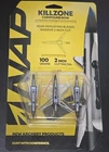 3 Pack Nap Killzone Compound Bow Mechanical Broadheads 100 Grains Trophy Tip New. Price: $23.95.