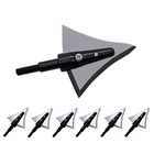 6PK Hunting Broadheads 125 Grain Fixed Blades Stainless Steel Right Bevel For.... Price: $28.45.
