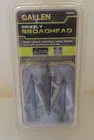 Allen Grizzly Broadhead 3 Blades 14625A 125 Nip New In Package See Pics. Price: $5.00.