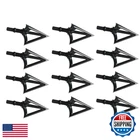 Jianzd Archery Broadheads 100 Grain Fixed Blades Stainless Steel X1 Hunting New. Price: $61.87.