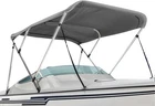 Seal Skin 3 /4 Bow Bimini Top Marine Grade Waterproof Canopy Cover W/ Frame Gray New. Price: $145.00.
