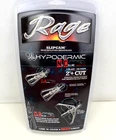Rage Hypodermic Nc No Collar Mechanical Bowhunting Broadheads 100 Grain 2+" Cut New. Price: $24.95.