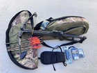 Horton Supermag Crossbow Hunting Set W/ Case, 5 Easton Arrows, Rope Cocker New. Price: $250.00.