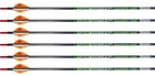 Victory Vforce Gamer 500 Arrows Factory Fletched W/ 2" Blazer Vanes 6 Pack New. Price: $71.42.